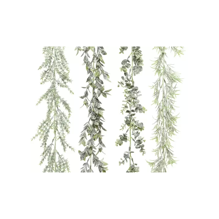 Kaemingk Ghirlanda innevata assortita lunga 180 cm