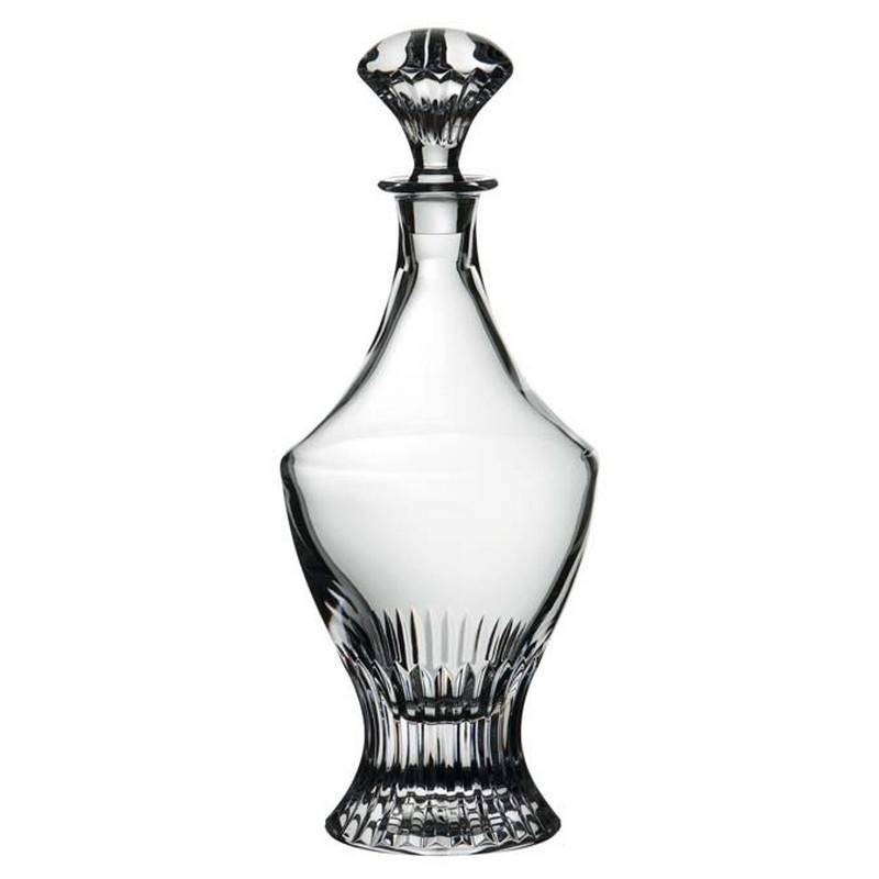 Bottiglia con Tappo Collection St. Denise/Windsor Rogaska in Cristallo Molato a Mano