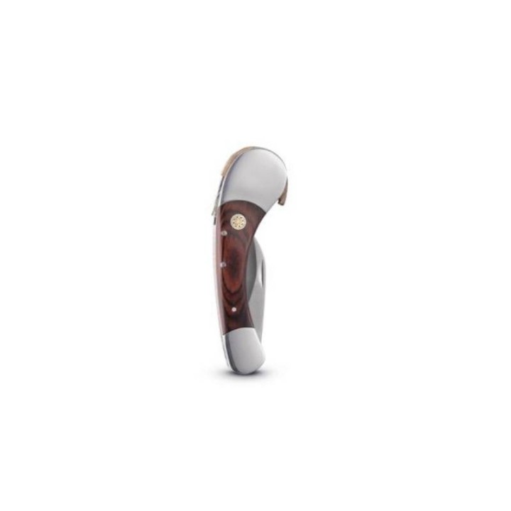 Pozzi Milano Coltello per funghi Brown in pakkawood