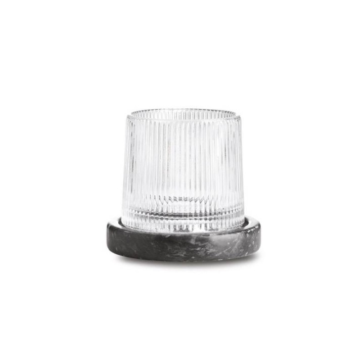 Pozzi Milano Bicchiere girevole Silver Nights nero