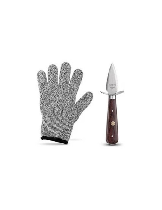 Set Coltello per Ostriche con Guanto – Pozzi Milano