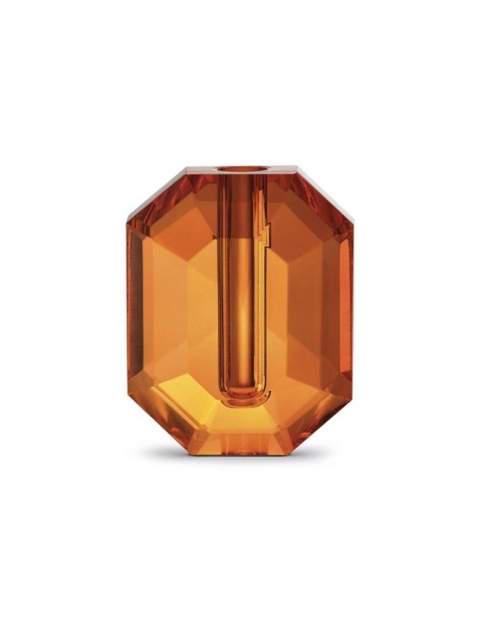 Vaso in Cristallo Arancio h 16 cm – Pozzi Milano | Collezione Home Heritage