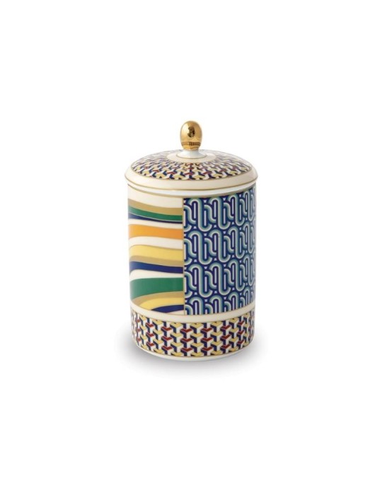 Candela Profumata Living Geometric Pozzi Milano in Vasetto di Porcellana con Gift Box