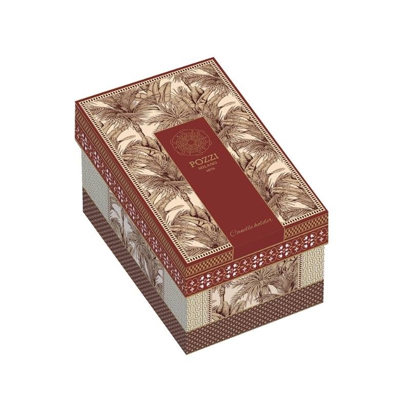 CANDELA PROF. IN VASETTO PORC. C/BOX LIVING TROPIC