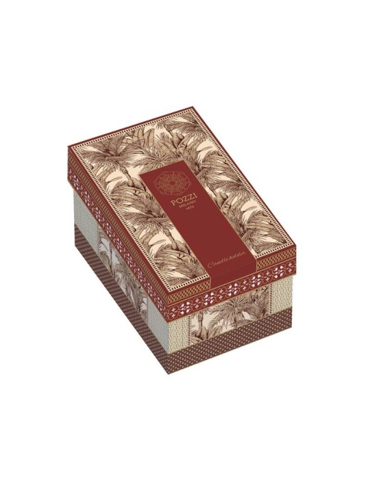 CANDELA PROF. IN VASETTO PORC. C/BOX LIVING TROPIC