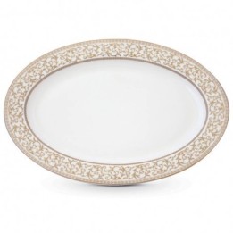 Pozzi Milano Piatto ovale Golden 36 × 24,5 cm