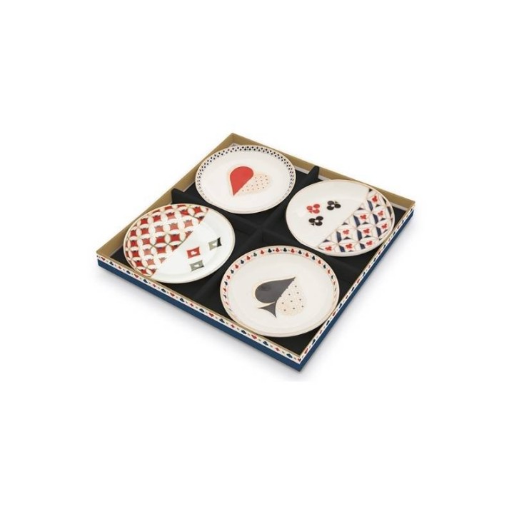 Pozzi Milano Set 4 mini svuotatasche Casinò Ø 10 cm