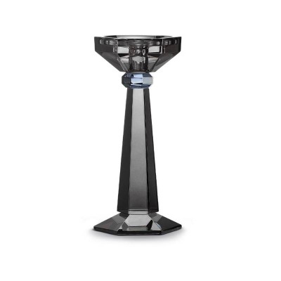 Portacandela in Cristallo Smoke Grey – Pozzi Milano