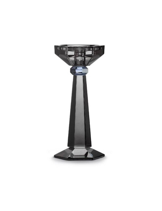 Portacandela in Cristallo Smoke Grey – Pozzi Milano