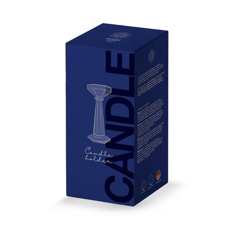 Portacandela in Cristallo Blu – Pozzi Milano...
