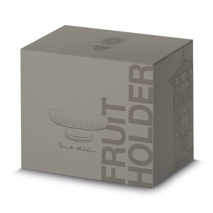 Ciotola Portafrutta Silver Nights Pozzi Milano | Design Elegante