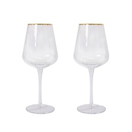Pozzi Milano 2 bicchieri da vino Gran Galà oro da 650 ml
