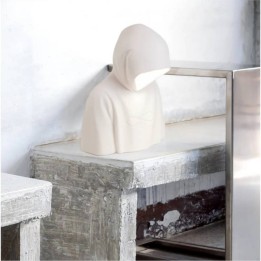 Seletti Lampada Bad Guy bianca alta 35 cm