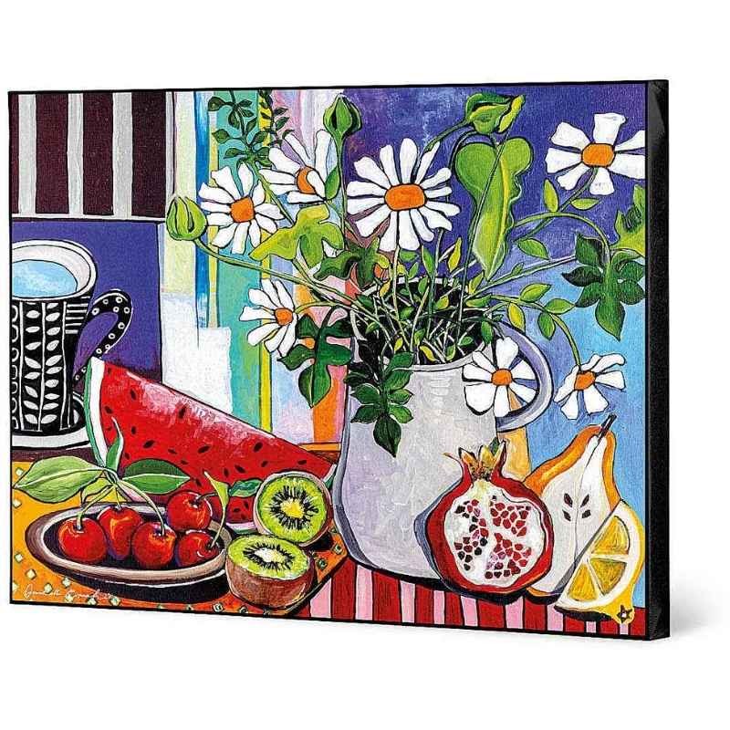 Decorazione da Parete Egan – Collezione I Multipli d'Arte, Tela Multicolore 100x80 cm