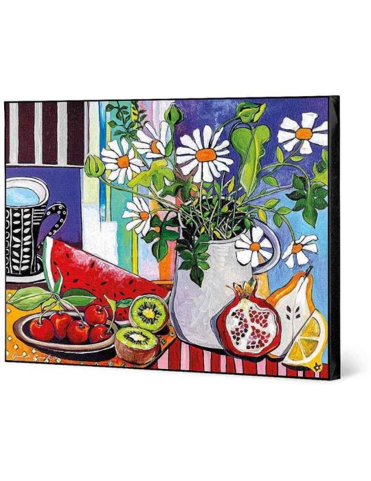 Decorazione da Parete Egan – Collezione I Multipli d'Arte, Tela Multicolore 100x80 cm