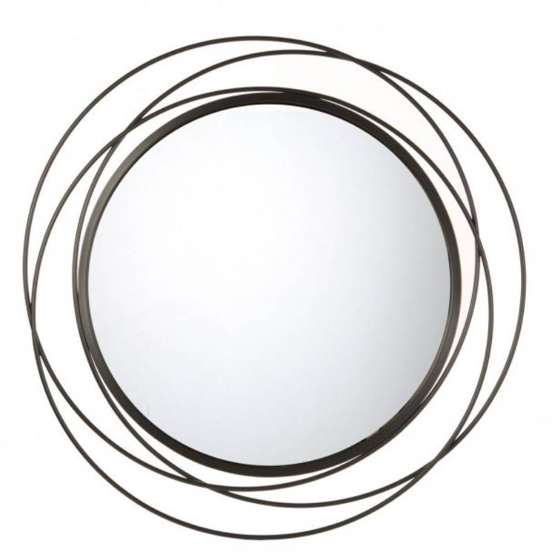 Specchio da Parete L'Oca Nera – Collezione Urban, Design Moderno Ø 80 cm