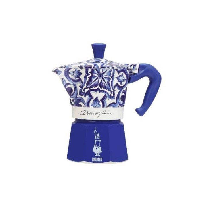 Bialetti Moka Express Dolce&Gabbana Blu Mediterraneo 3 tazze