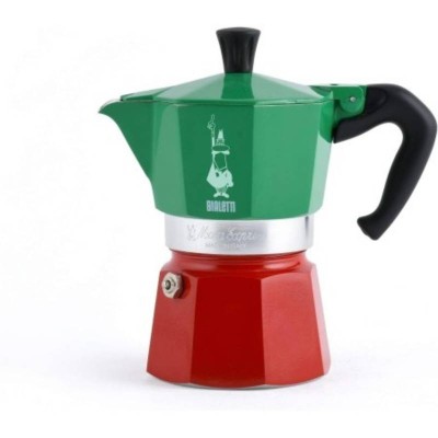 Bialetti Moka Express 6 Tazze Tricolore – Made in Italy