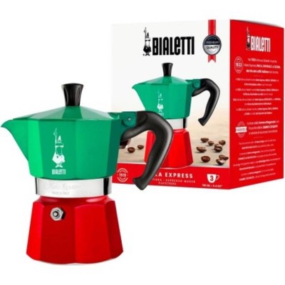 Bialetti Moka Express 6 Tazze Tricolore – Made in Italy 2