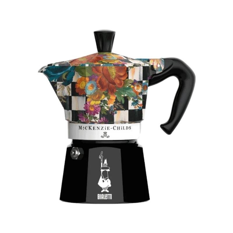 Moka Express Bialetti MacKenzie-Childs – 3 Tazze di Espresso Italiano