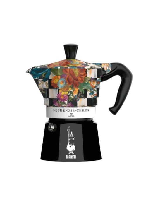 Moka Express Bialetti MacKenzie-Childs – 3 Tazze di Espresso Italiano
