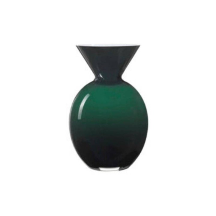 Onlylux Vaso Pallottino opale e verde bosco alto 30 cm
