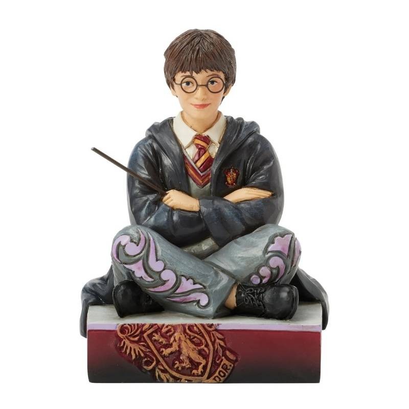 Figura Harry Potter con Bacchetta Magica – Collezione Jim Shore by Enesco