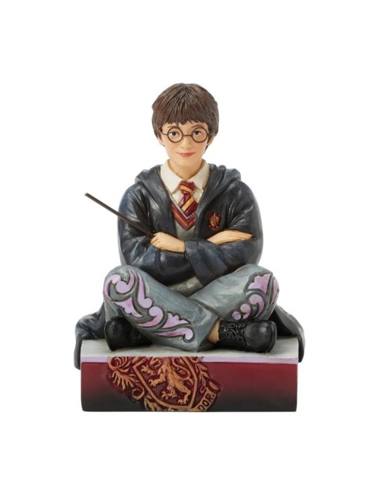 Figura Harry Potter con Bacchetta Magica – Collezione Jim Shore by Enesco