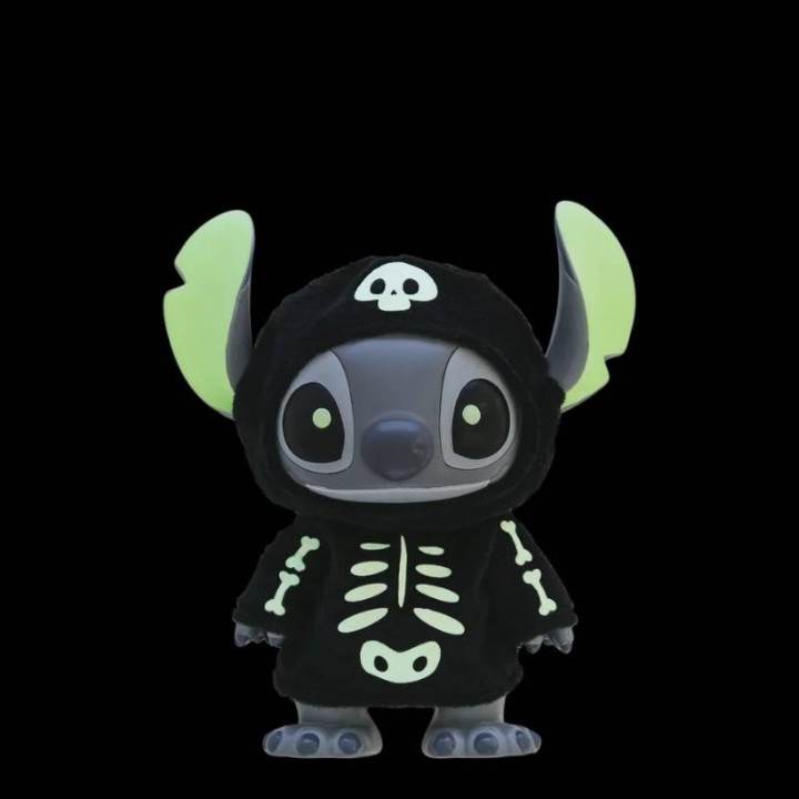 Enesco Grand Jester Stitch scheletro fosforescente