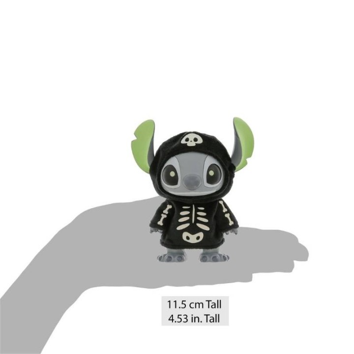 Enesco Grand Jester Stitch scheletro fosforescente