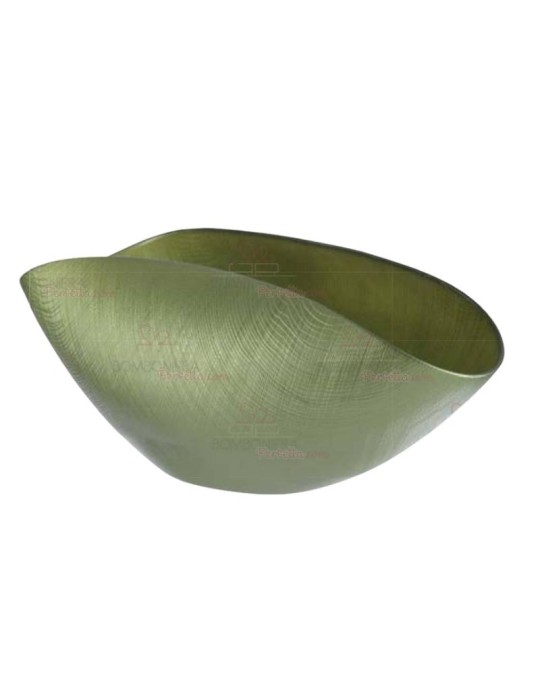 Coppetta Burano Verde Giada 20x12 cm – Onlylux