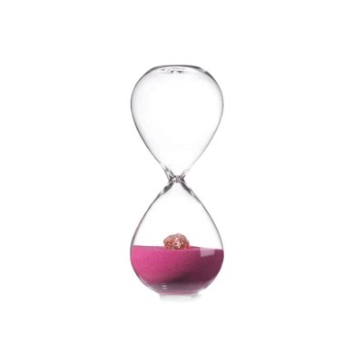 Clessidra “Il Tempo dell’Amore” Rosa h 26 cm Onlylux in...