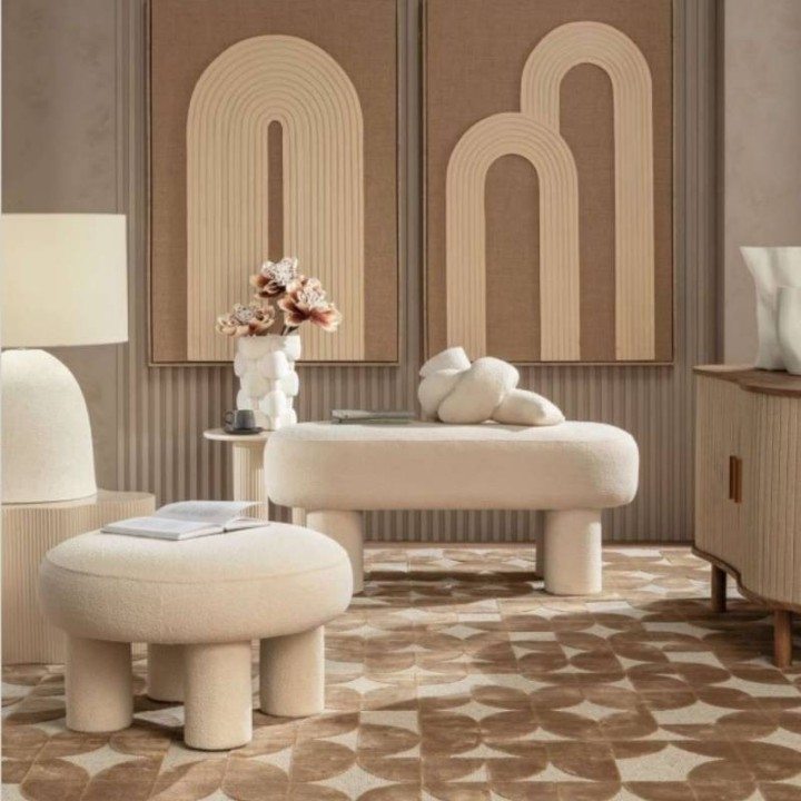 L'Oca Nera Quadro Neo Classic su juta 80 × 120 cm
