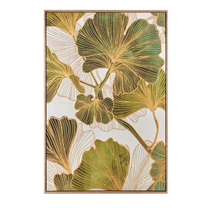 L'Oca Nera Quadro Ethno Chic ginkgo 80 × 120 cm