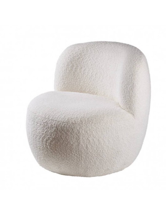 Poltroncina in Tessuto con Struttura in Legno – L’Oca Nera