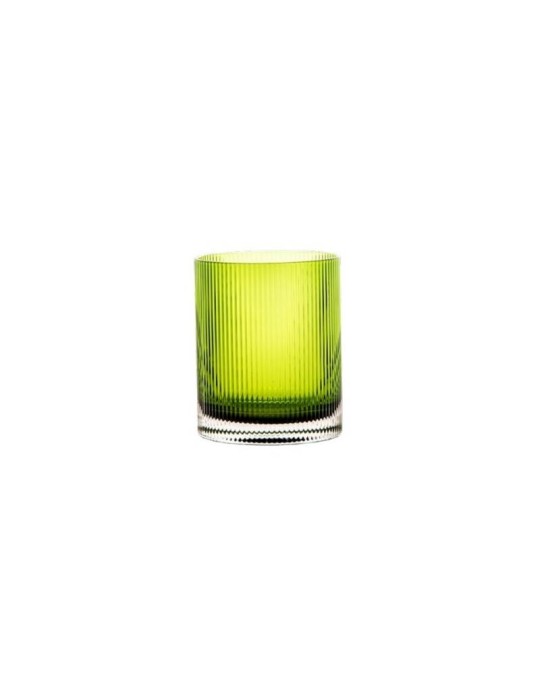 Tumbler Rigatino Livellara – Bicchiere in Vetro Verde