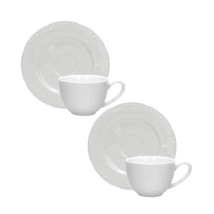 Brandani 2 tazzine da caffè Ricordi new bone china