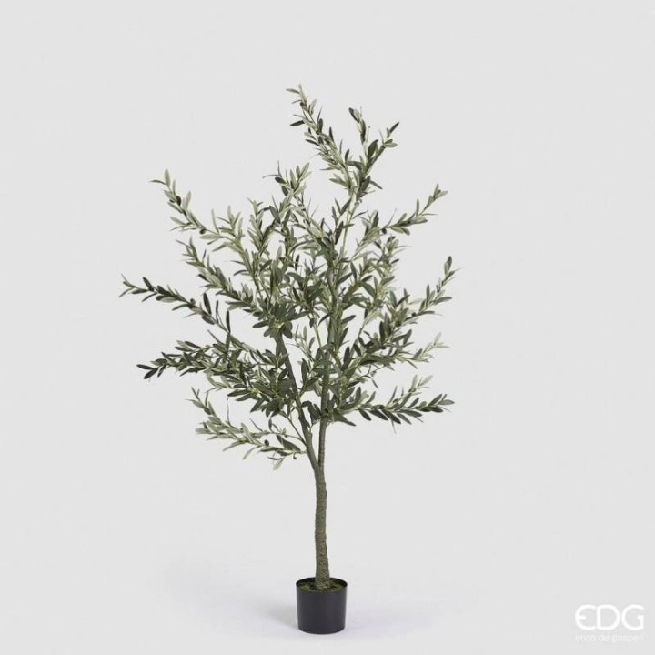 EDG Enzo De Gasperi Olivo artificiale con vaso alto 190 cm