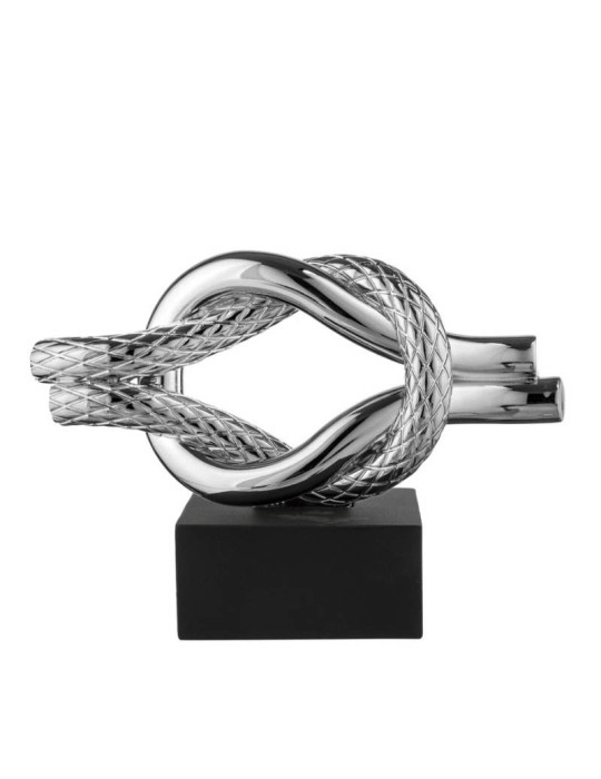 Scultura Nodo Mare Argento Bongelli – Arte e Design per l’Arredo Casa