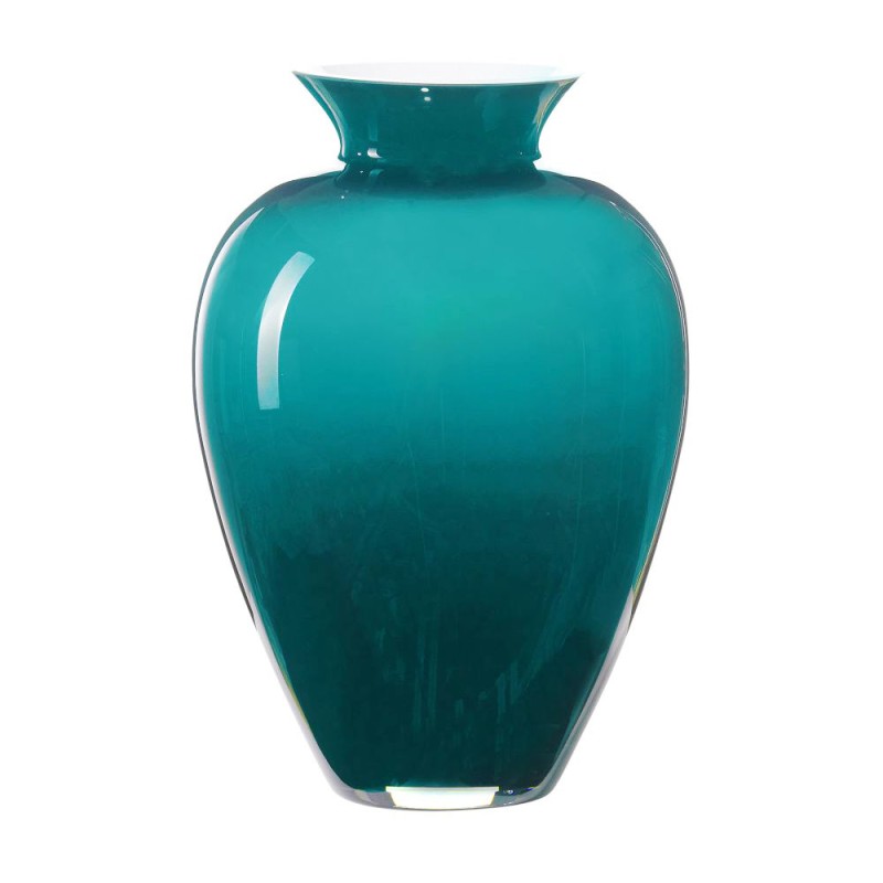 Vaso Opale Baltic Green h 38,5 cm Onlylux – Eleganza Decorativa per la Casa