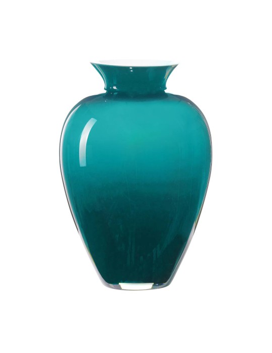 Vaso Opale Baltic Green h 38,5 cm Onlylux – Eleganza Decorativa per la Casa