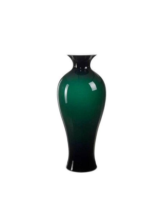 Aurora Vaso 70 cm Verde Bosco Onlylux – Eleganza Artigianale in Vetro