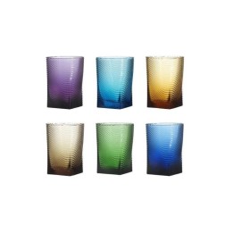Onlylux Set di 6 bicchieri da acqua Laguna da 320 ml