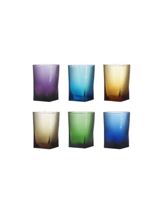 SET 6 BICCHIERI ACQUA 320 ML IN VETRO SOFFIATO – LAGUNA | ONLYLUX