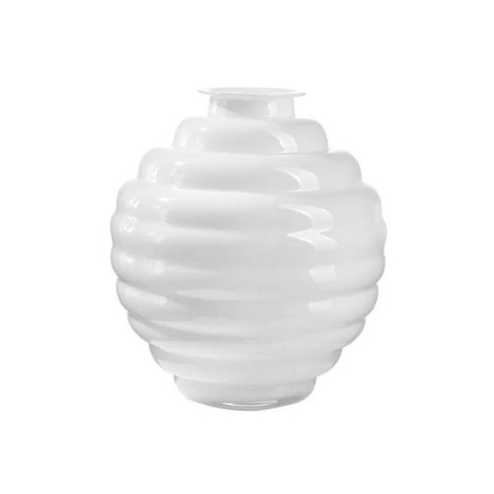 Onlylux Vaso Anelli bianco latte da 31 cm
