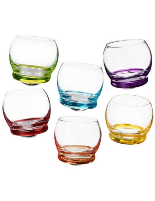 TROTTOLA – SET 6 BICCHIERI DA LIQUORE Onlylux