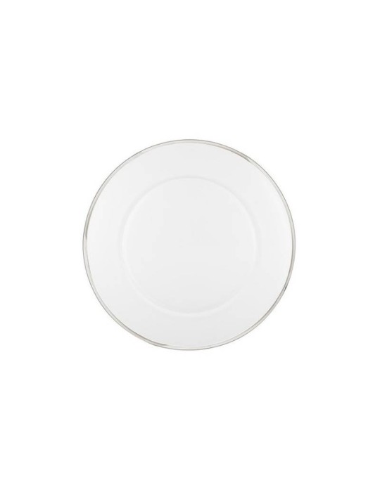 SOTTOPIATTO BASIC 32 CM FILO PLATINO – Onlylux