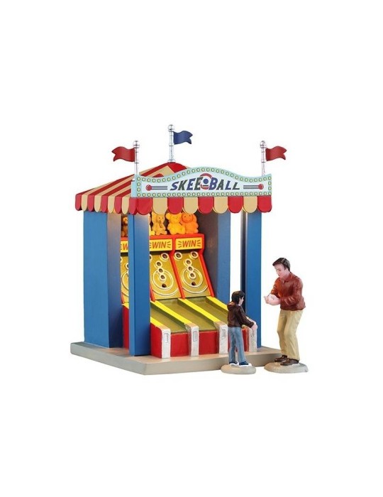 Lemax Skee Ball Game Set of 3 - Scena Natalizia Luminosa da Collezione (cm 14,7h)