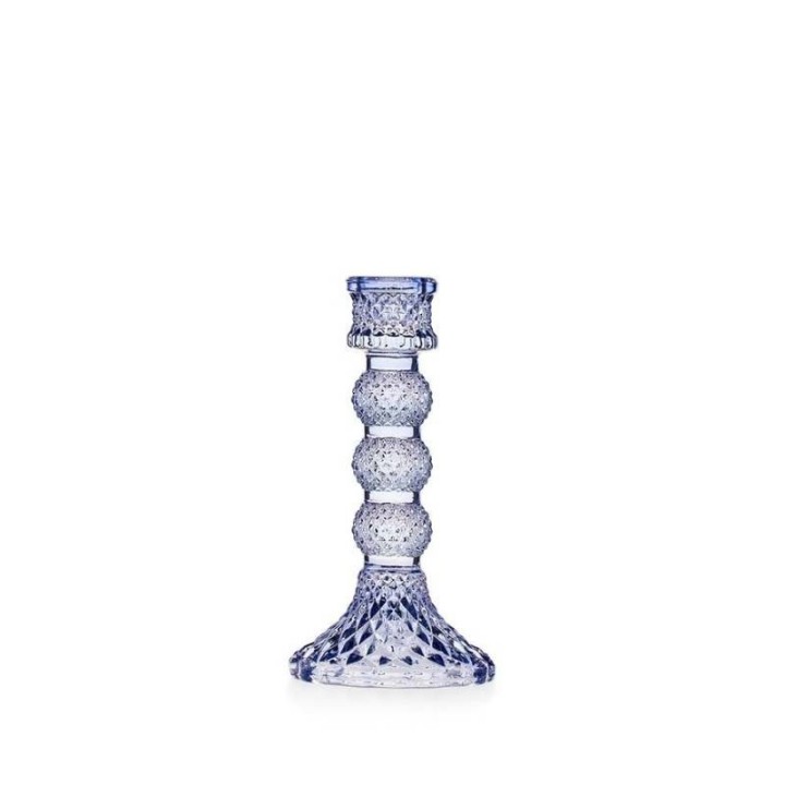 Emò Italia Candeliere Convivium blu alto 15,5 cm