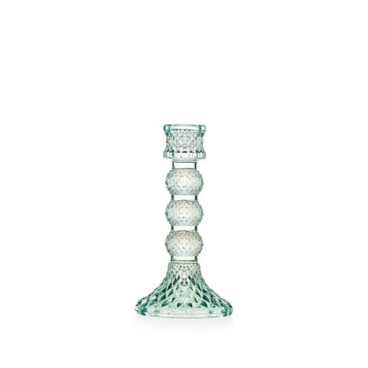 Emò Italia Candeliere Convivium verde alto 15,5 cm